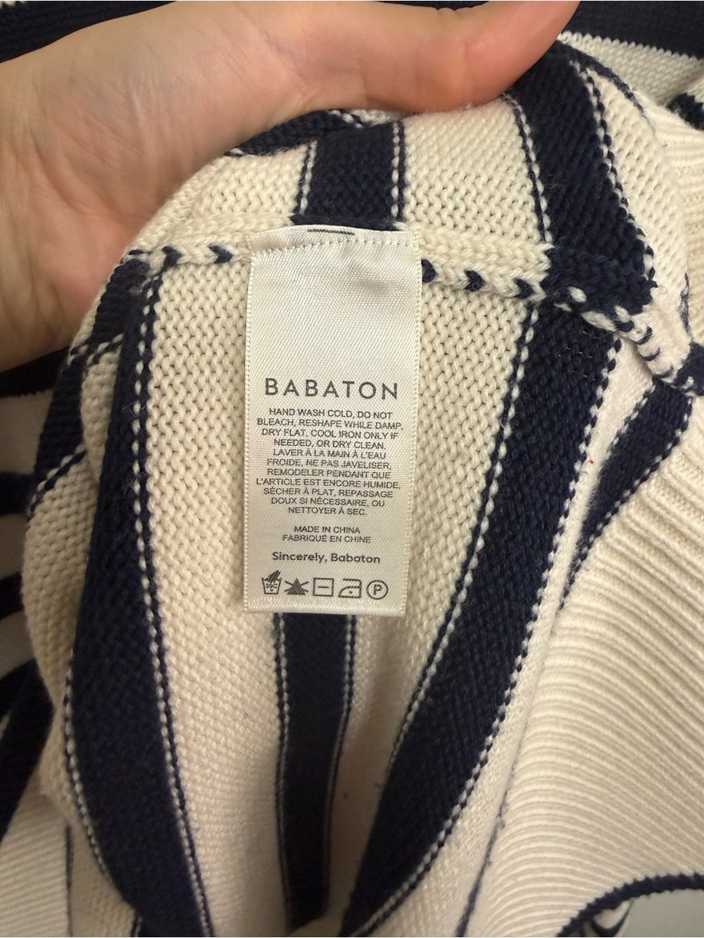 Babaton Women's 100% Merino Wool Tradition Sweater in size S - Picture 7 of 14